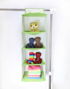 綠色樹藤四層衣柜 節省空間的家居建筑材料優選