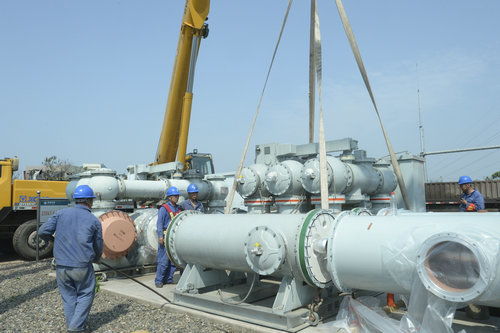 瀘州供電公司羅盤山220千伏變電站擴建工程按下“快進鍵” 全力沖刺建設目標